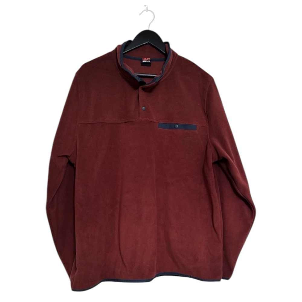 NWT 32 Degrees Heat Long Sleeve Quarter Snap Pullover “Red” Men’s X-Large (XL)